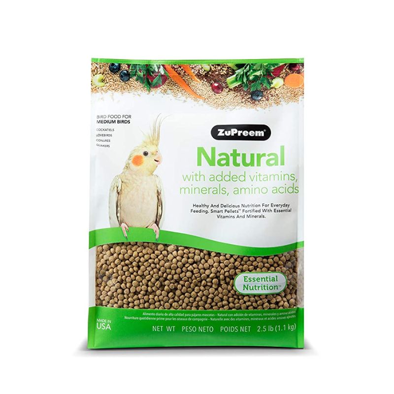 Zupreem Natural Bird Food for Medium Birds (1.1kg)