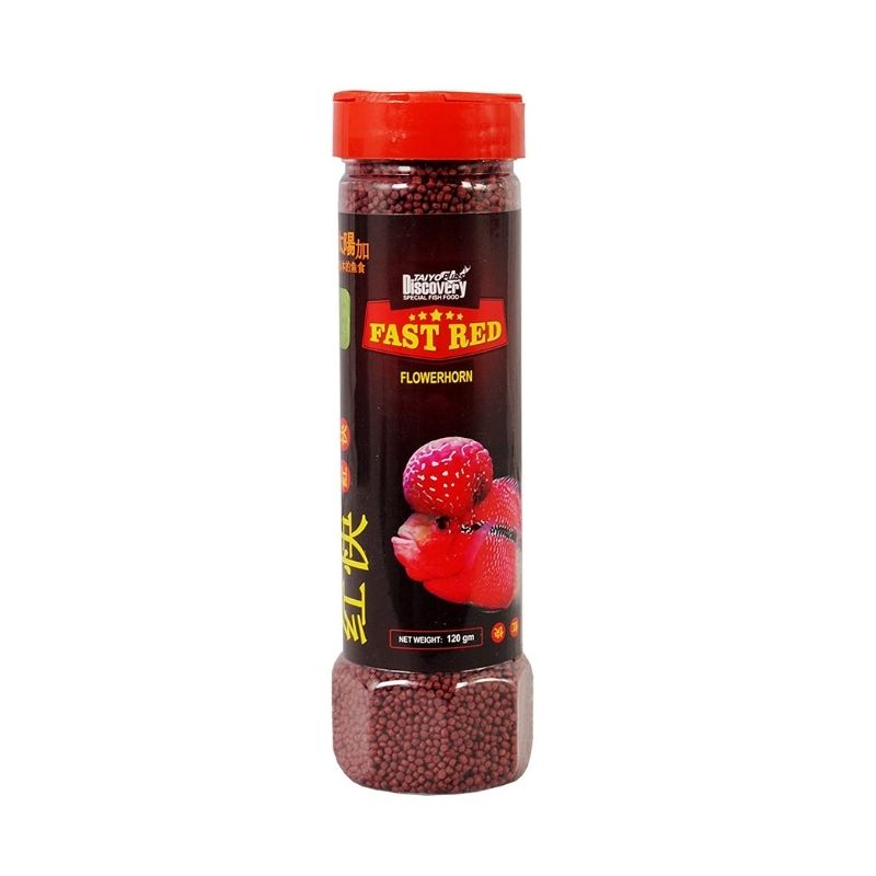 Taiyo Pluss Discovery Fish Food for Flowerhorn - Fast Red (120g)