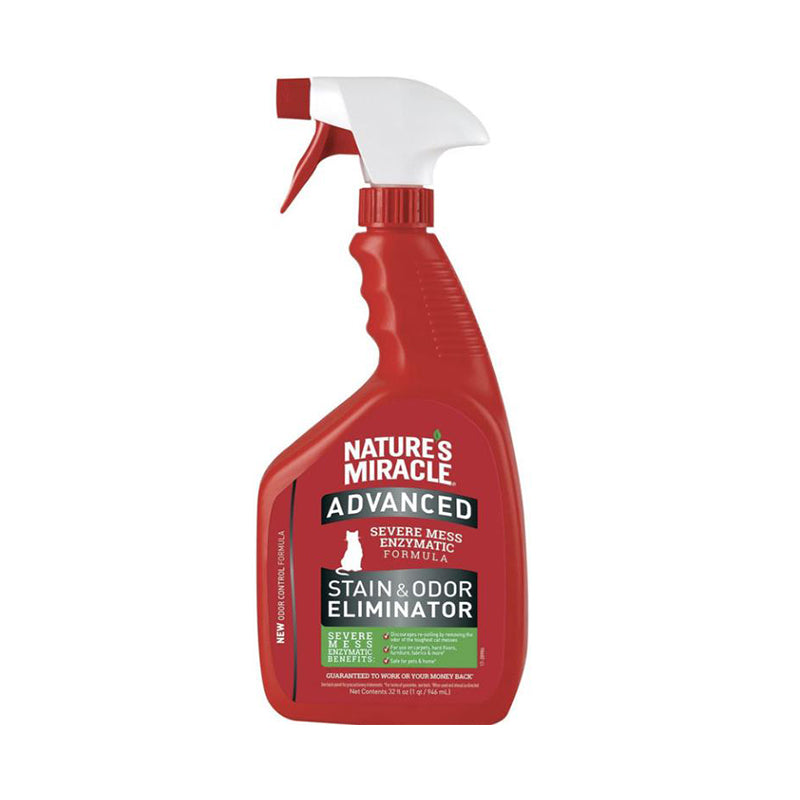 Nature’s Miracle - Cat Advance Stain & Odour Remover  - Trigger Spray (32 oz / 946ml)