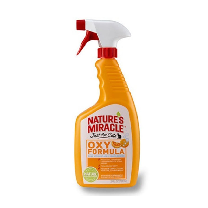 Nature’s Miracle For Cats - Orange OXY Stain and Odor Remover (24 oz / 709ml)