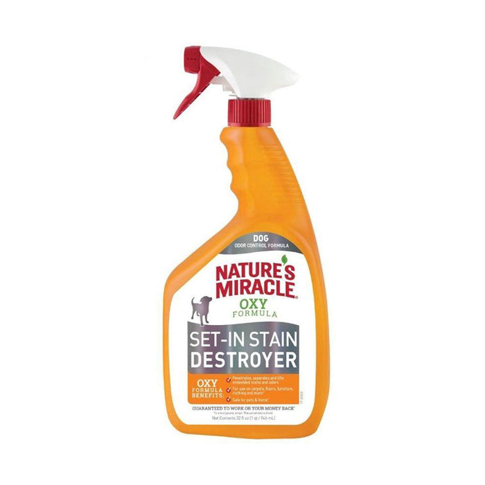 Nature’s Miracle Orange OXY Stain & Odour Remover For Dogs (24oz / 709ml)