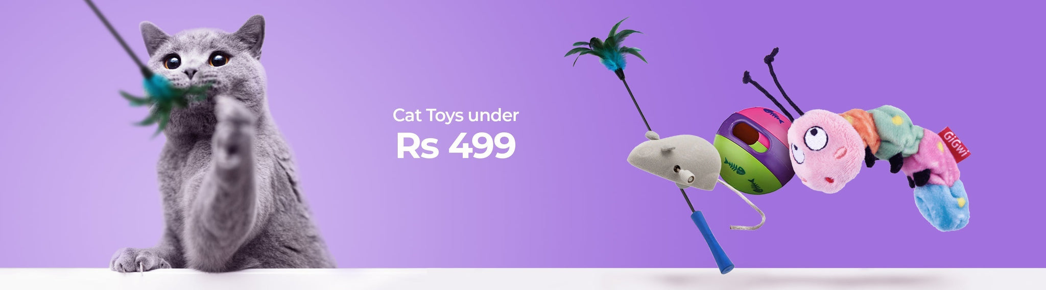 Cat Toys Under Rs 499 - Petsy