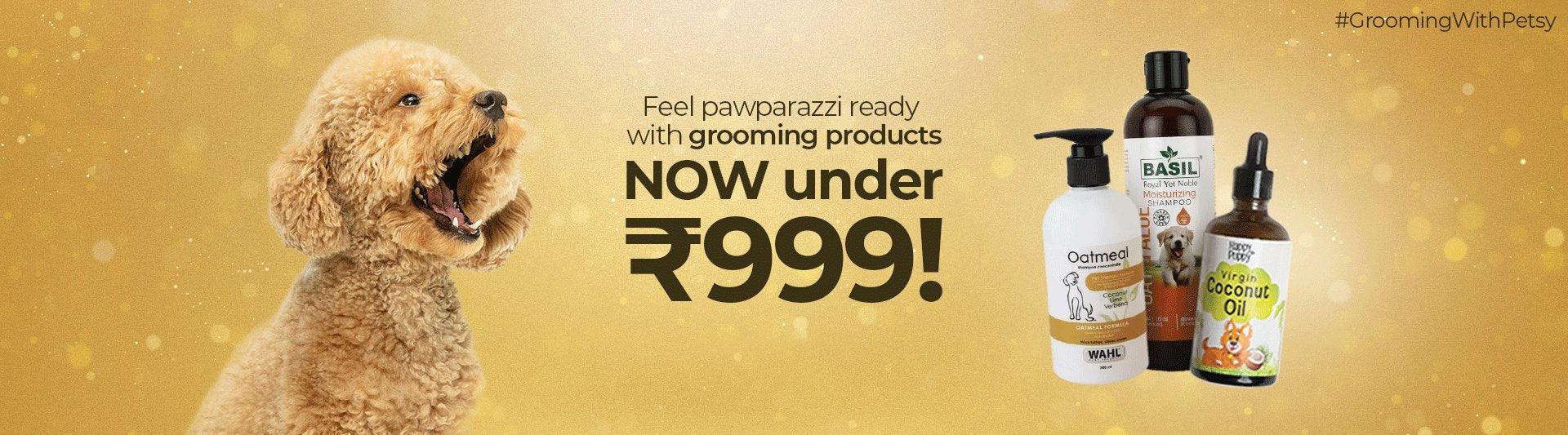 Grooming Products Under 999/- For Dogs - Petsy