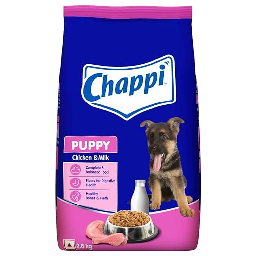 Chappi Dry Dog Food for Puppies - Chicken and Milk