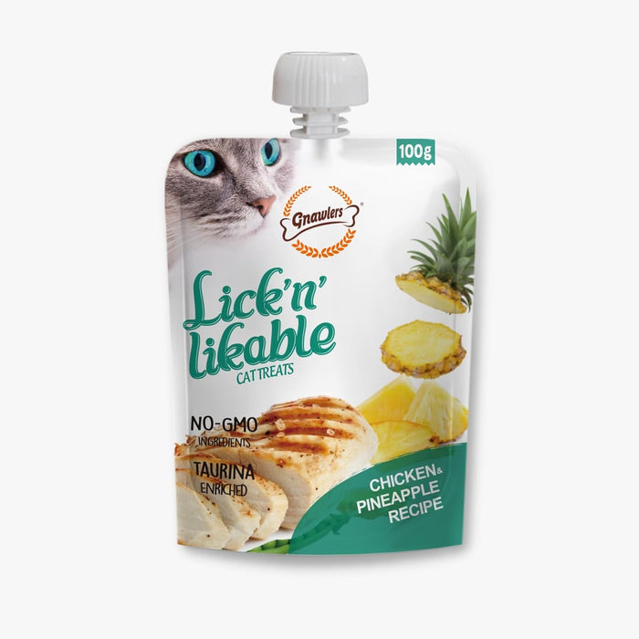 Gnawlers  Lick n Lickables ( Chicken & Pineapple) Recipe - 100g
