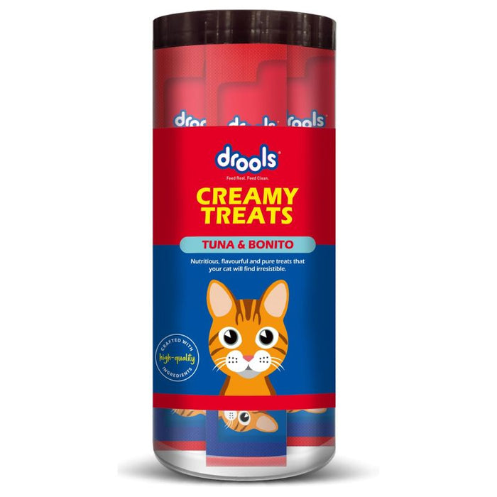 Drools Cat Creamy Treats, Tuna & Bunito , 375 gm ( Pack of 25)