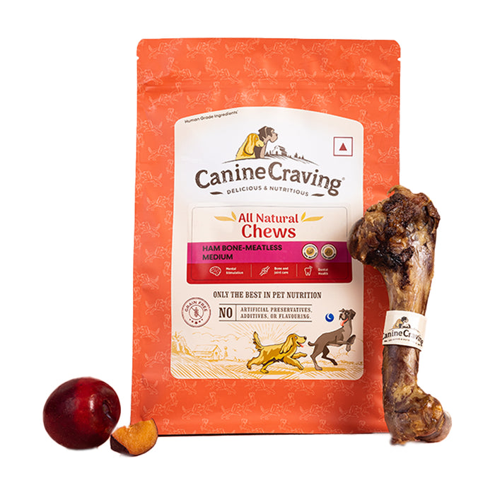 Canine Craving Dog Treats - Bone Chew - Meatless Pork (1pc) 175g