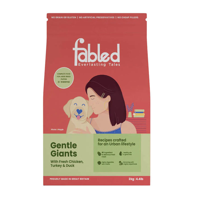 Fabled Dry Dog Food - Gentle Giants Puppy Large Breed Recipe