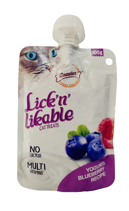 Gnawlers Lick n Lickables ( Yogurt & Blueberry ) Recipe - 100g