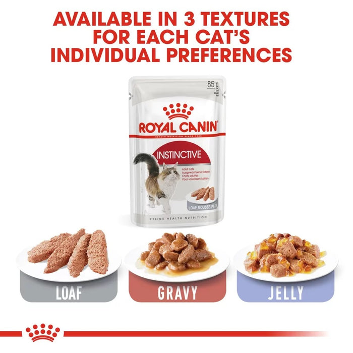 Royal Canin Instinctive Adult Loaf Wet Cat Food (85g x 12 Pouches)
