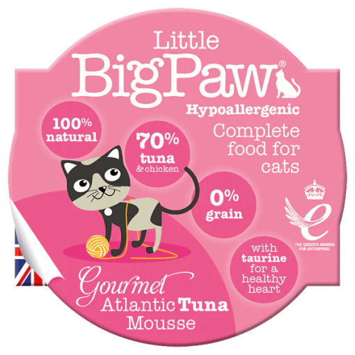 Little BigPaw Wet Cat Food - Gourmet Tuna Mousse - Pack of 8 (8 x 85 gms)