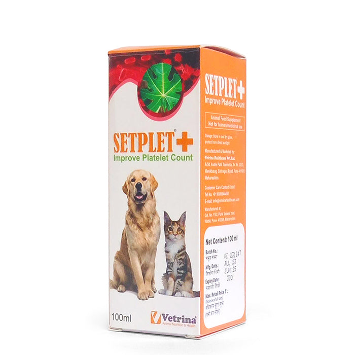 Vetrina Supplements for Cats & Dogs - Setplet Platelet Plus