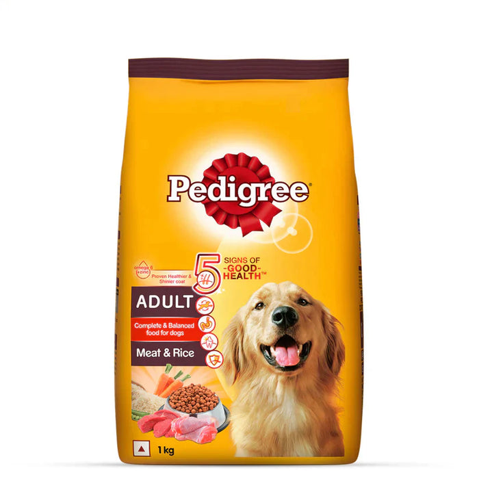 Pedigree Adult Dry Dog Food - Meat and Rice