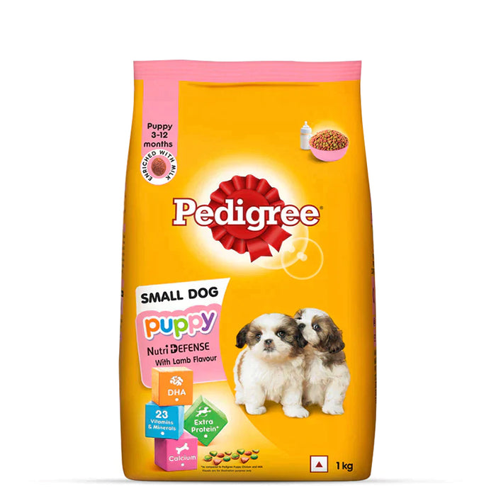 Pedigree Puppy Small Dry Dog Food - Lamb Flavour