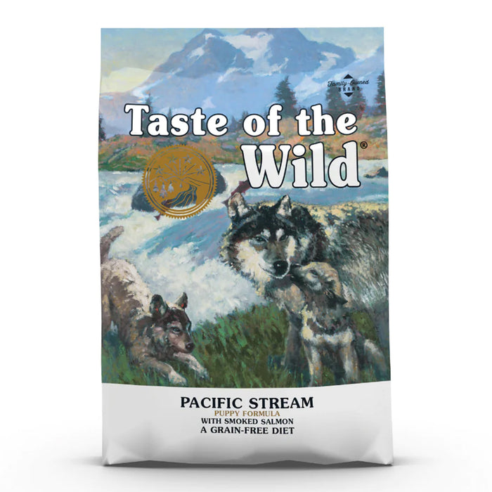 Taste of the Wild Pacific Stream Puppy Dry Food For All Breeds - Smoked Salmon
