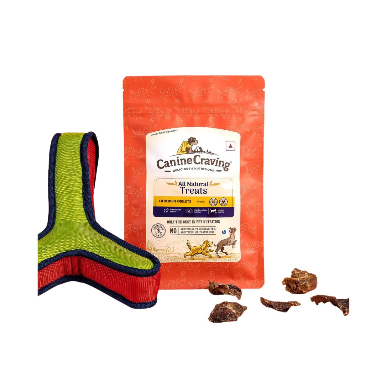 Canine Craving Dog Treats - Chicken Treat - Giblets - 70g