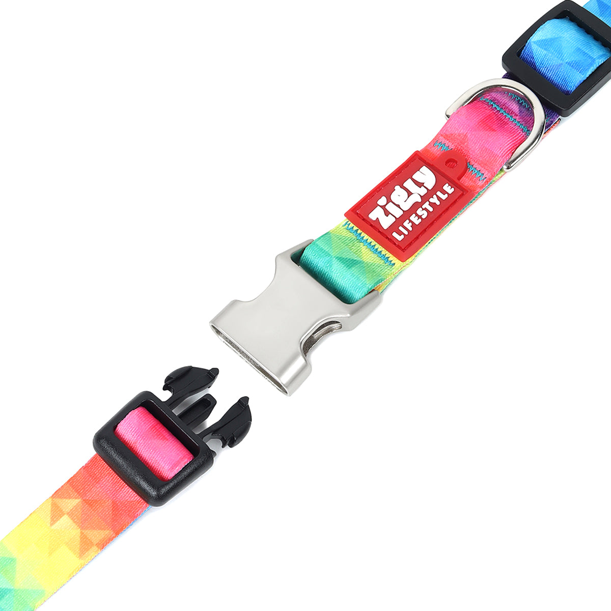 ZL Rainbow Dog Collar
