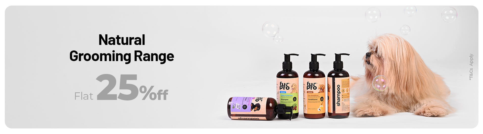 Furpro all-natural grooming products made of organic ingredients