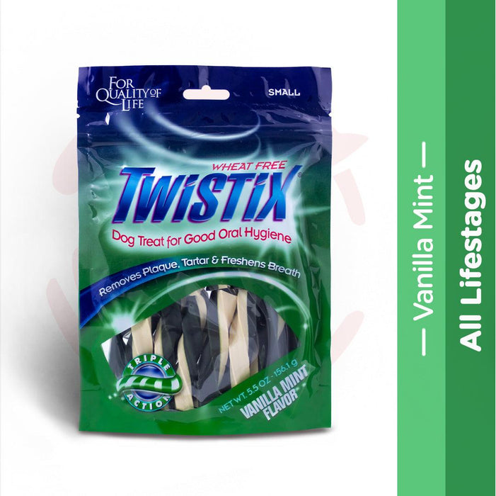 Twistix Dog Treats - Vanilla Mint Small