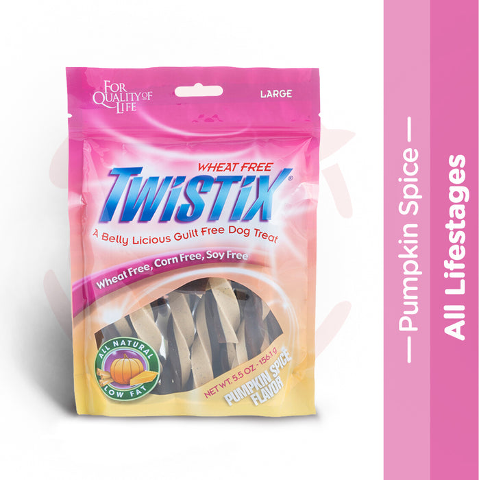 Twistix Dog Treats - Pumpkin Spice Large