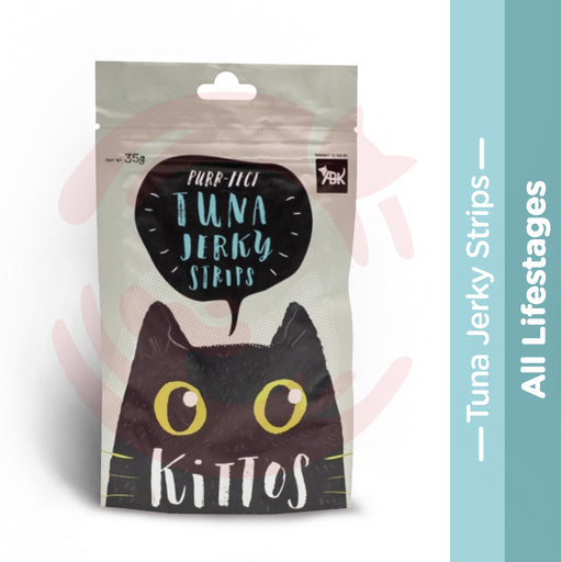 Kittos Cat Treat - Tuna Jerky Strips (35g)