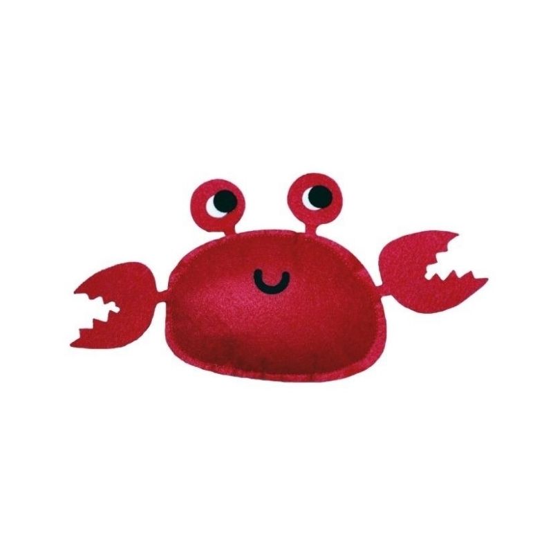 Hriku Cat Toys - Crab Toy with Catnip (Red)