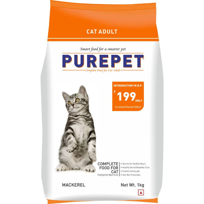 Purepet Dry Cat Food - Mackerel
