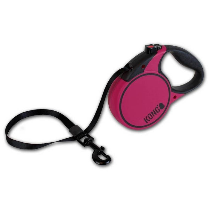 Kong Retractable Leash for Dogs - Terrain Pink