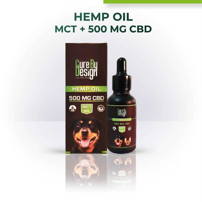 Cure By Design - Hemp Seed Oil (MCT + 500mg CBD)