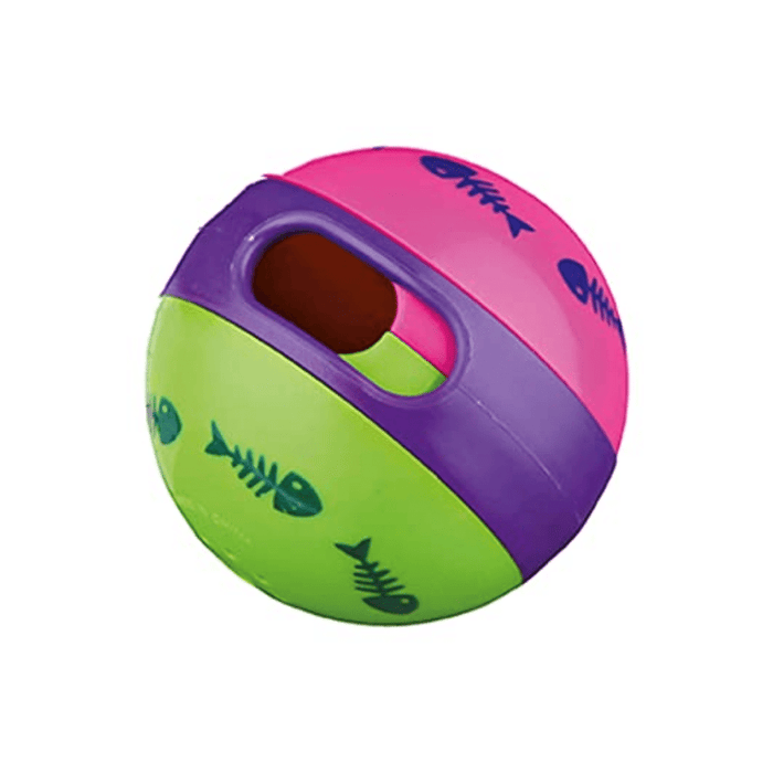 Trixie Cat Toy - Plastic Snack Ball - Assorted Colors (6cm)