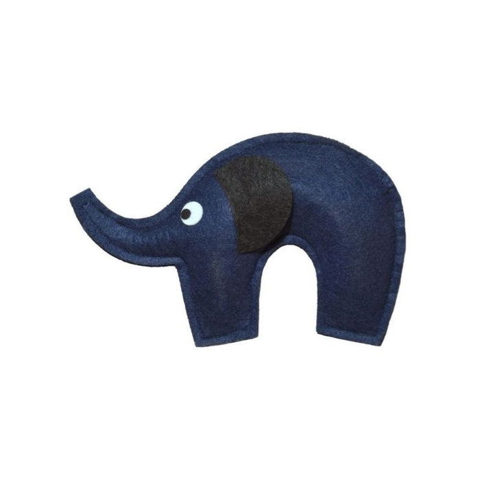 Hriku Cat Toys - Elephant Toy with Catnip (Blue)