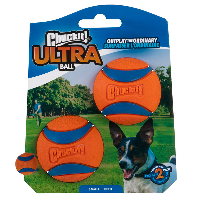 Chuckit! Dog Toys - Ultra Ball Small (2pk)