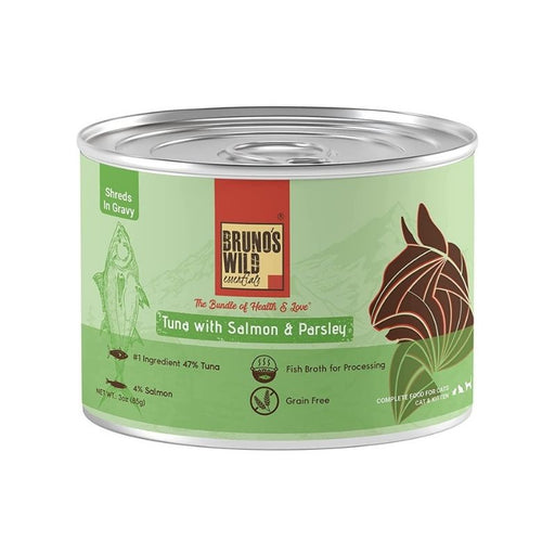 Bruno's Wild Essentials Wet Cat Food - Tuna with Salmon & Parsley in Gravy (85g)