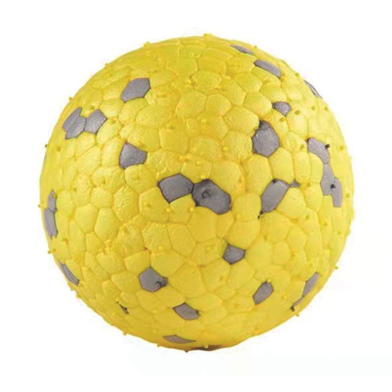 M-Pets Dog Toys - Bloom Ball (Yellow and Grey)
