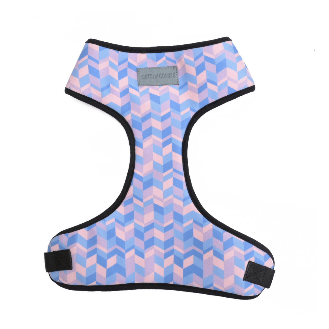 Mutt Of Course Chest Harness for Dogs - Geometrical Light