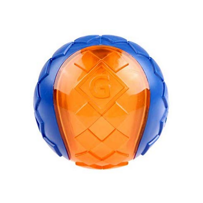 GiGwi Ball Squeaker - Blue/Orange