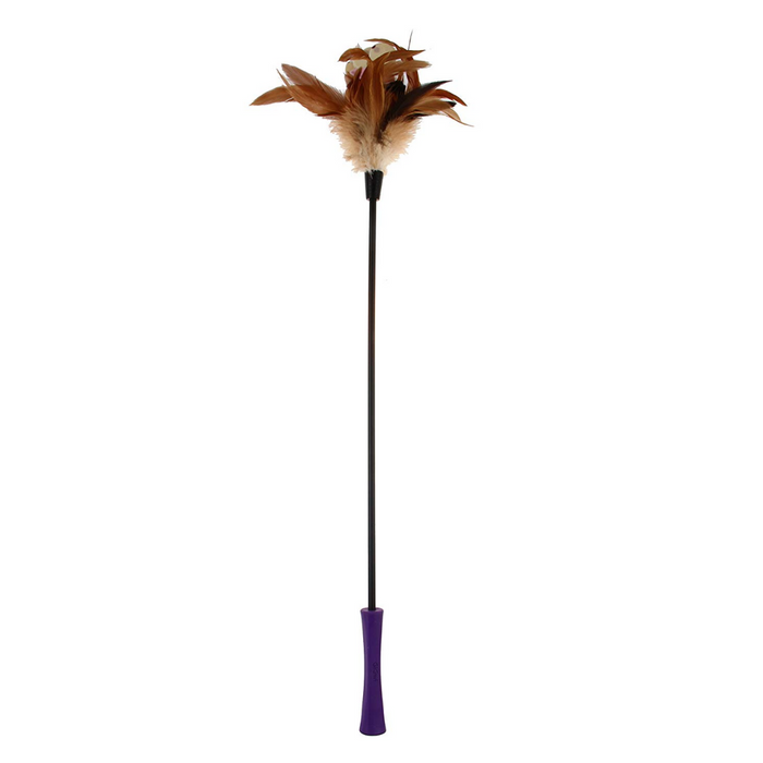 GiGwi Cat Toys - Cat Wand 'Feather Teaser' - Butterfly
