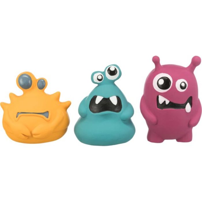 Trixie Dog Toys - Monster Sorted (Pack of 1) (Assorted Designs) for Small Breeds