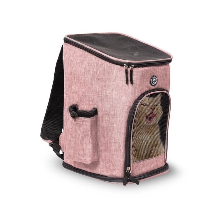 FOFOS Pet Backpack Carrier For Small Cats & Dogs - Pink
