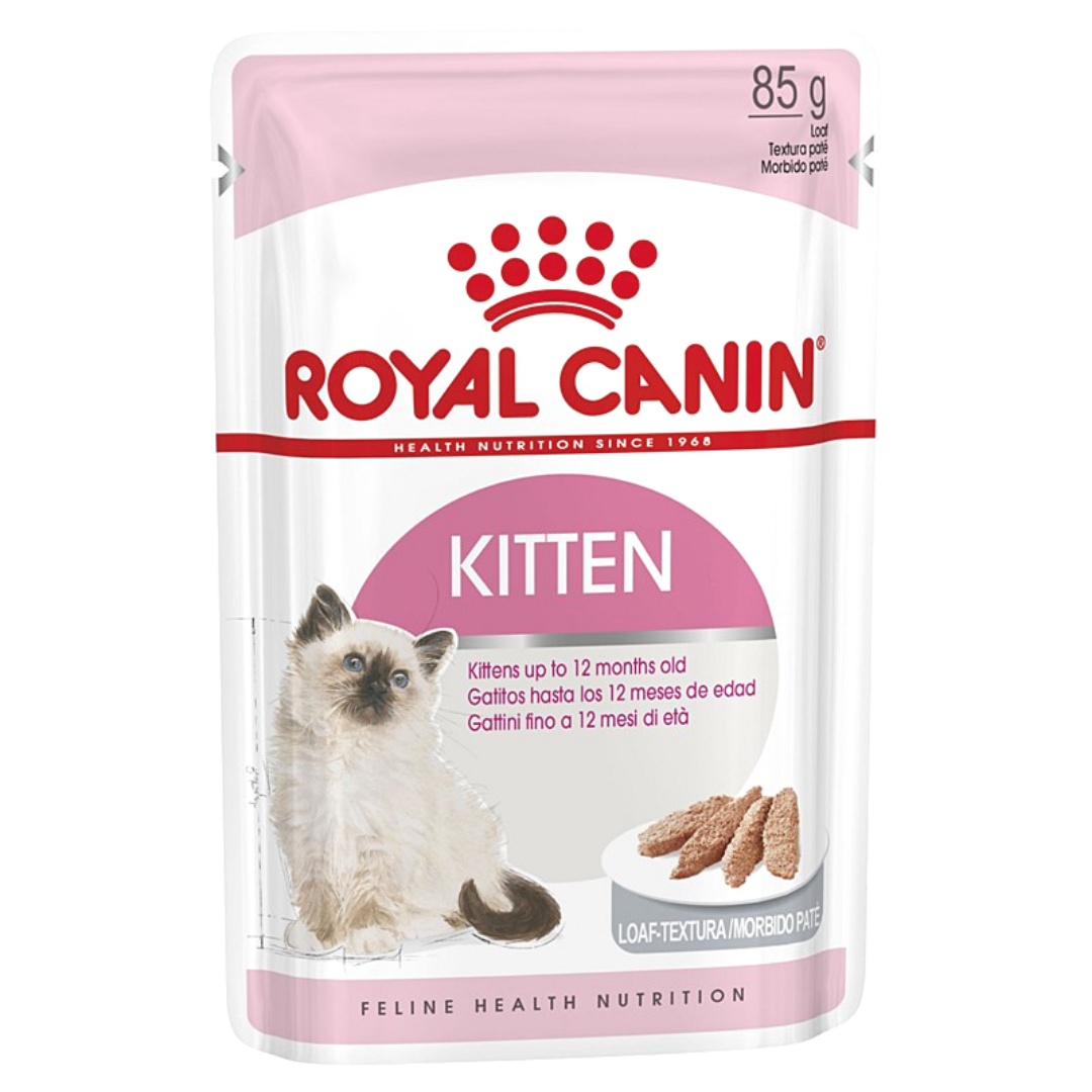 Royal Canin Kitten Loaf Wet Cat Food (85g x 12 Pouches)