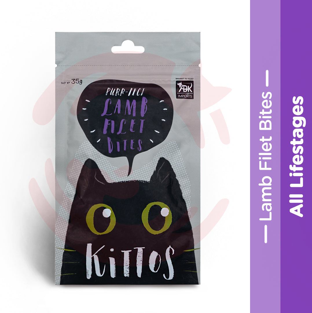 Kittos Cat Treat - Lamb Filet Bites (35g)
