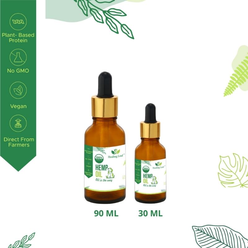 Healing Leaf Hemp Oil for Cats and Dogs