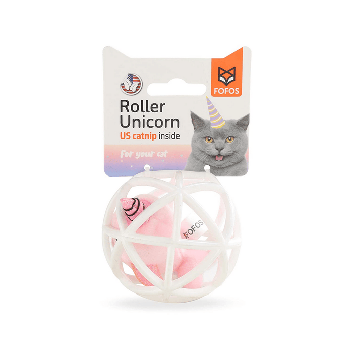 FOFOS Cat Toy - Organic Catnip Unicorn In A Cage