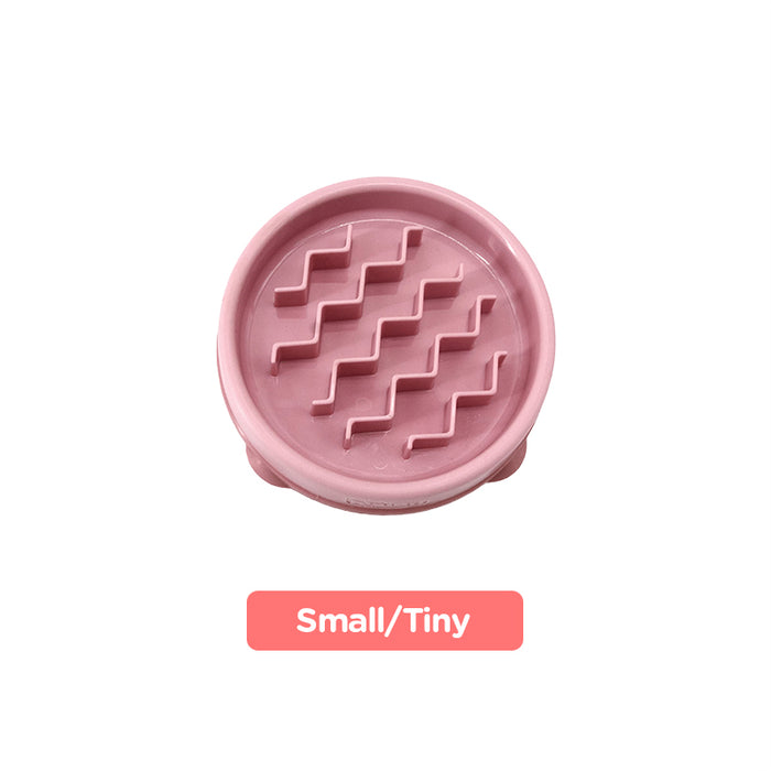 Outward Hound Fun Feeder Slo-Bowl Small/Tiny Slow Feeder (Pink)