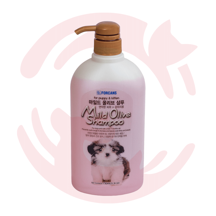 Forcans (Forbis) Shampoo For Puppies and Kittens - Mild Olive Shampoo (750 ml)