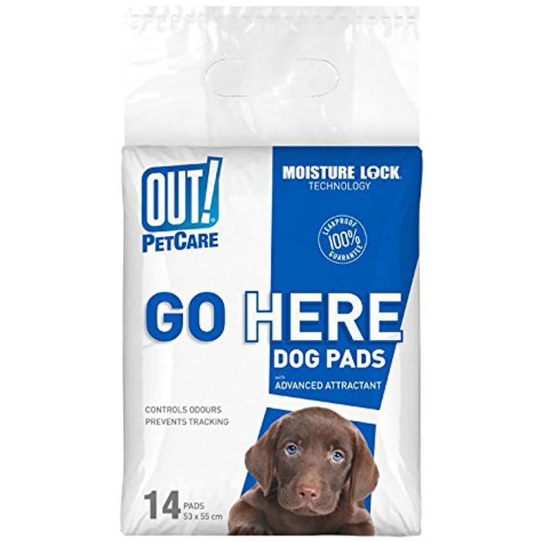 Out! Moisture Lock Dog Training Pads (14 Pack)