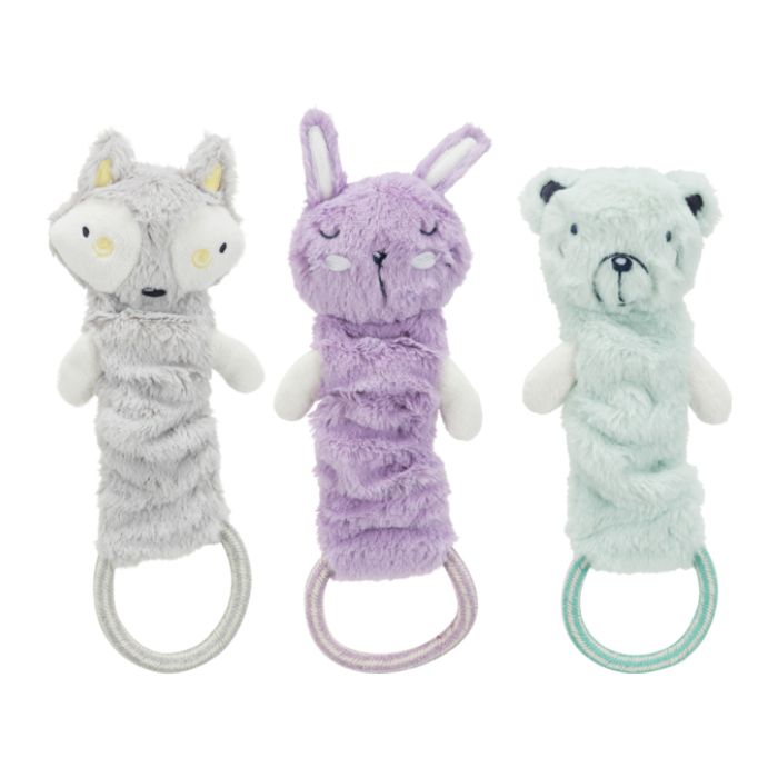 Trixie Plush Dog Toys - Junior Dangling Toy For Puppies (Pack of 1) (Assorted Designs)