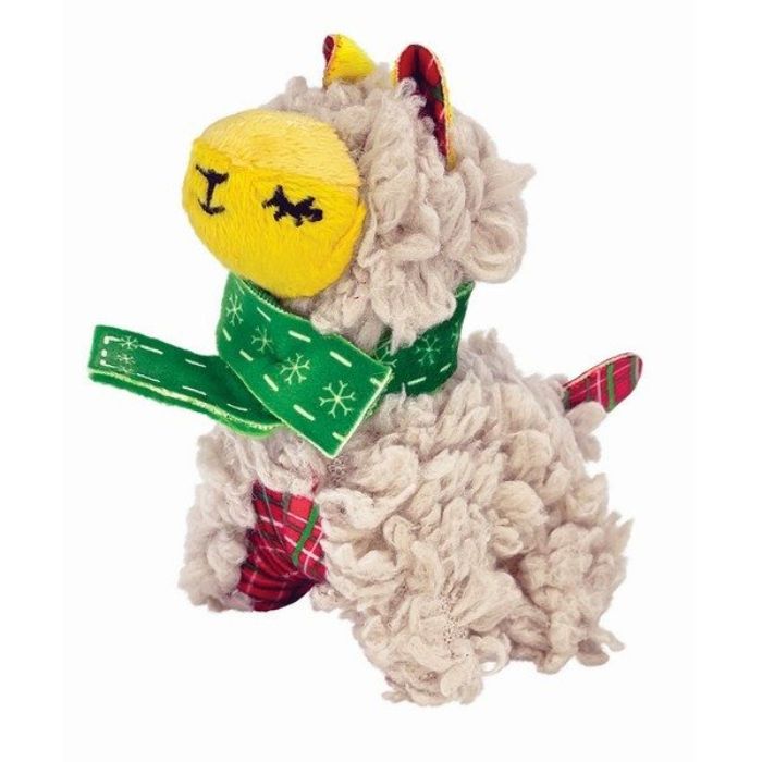 Kong Cat Toys - Holiday Softies Scrattles Llama (Limited Christmas Edition)