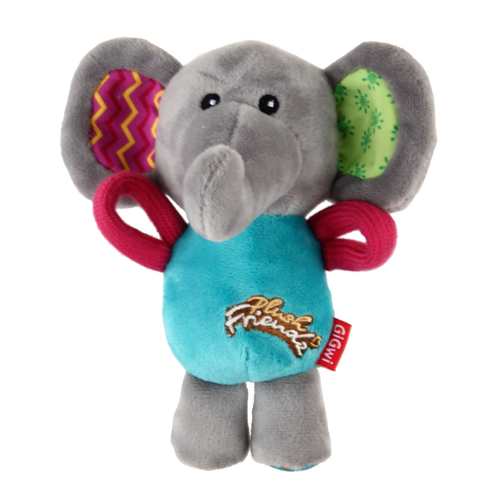GiGwi Plush Friendz with squeaker - Elephant
