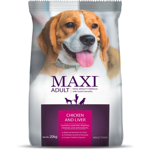 Maxi Dry Dog Food - Chicken and Liver (20kg)